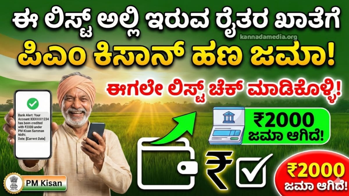 PM Kisan Amount List Check