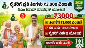 PM Kisan Manadhana Yojane