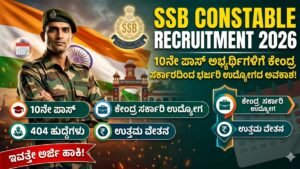 SSB Constable Recruitment 2026